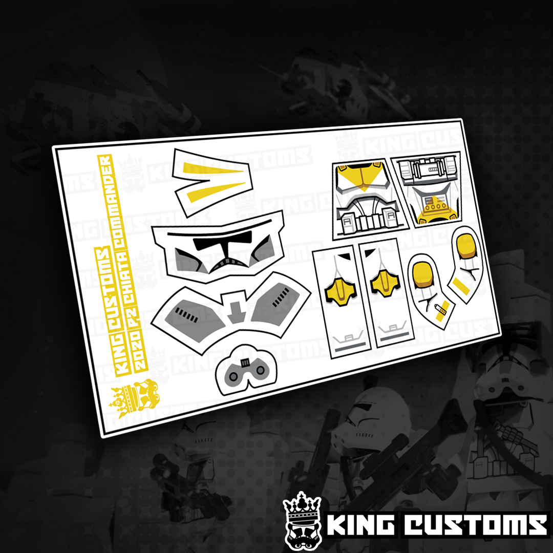 Chiata Unit Commander Phase 2 Decal Sheet King Customs