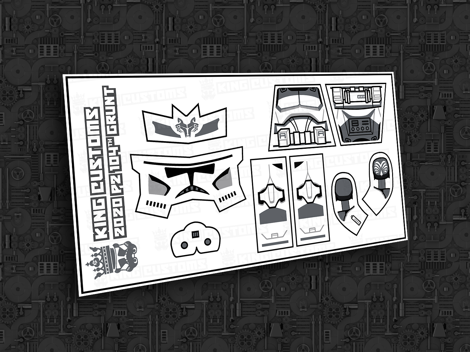 104th Wolfpack Grunt Phase 2 Decal Sheet King Customs