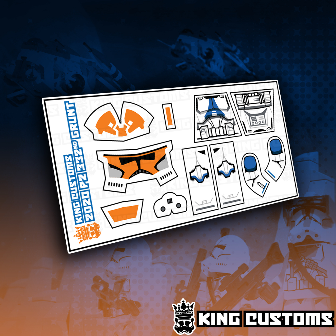 332nd Grunt (Phase 2) Decal Sheet | King Customs